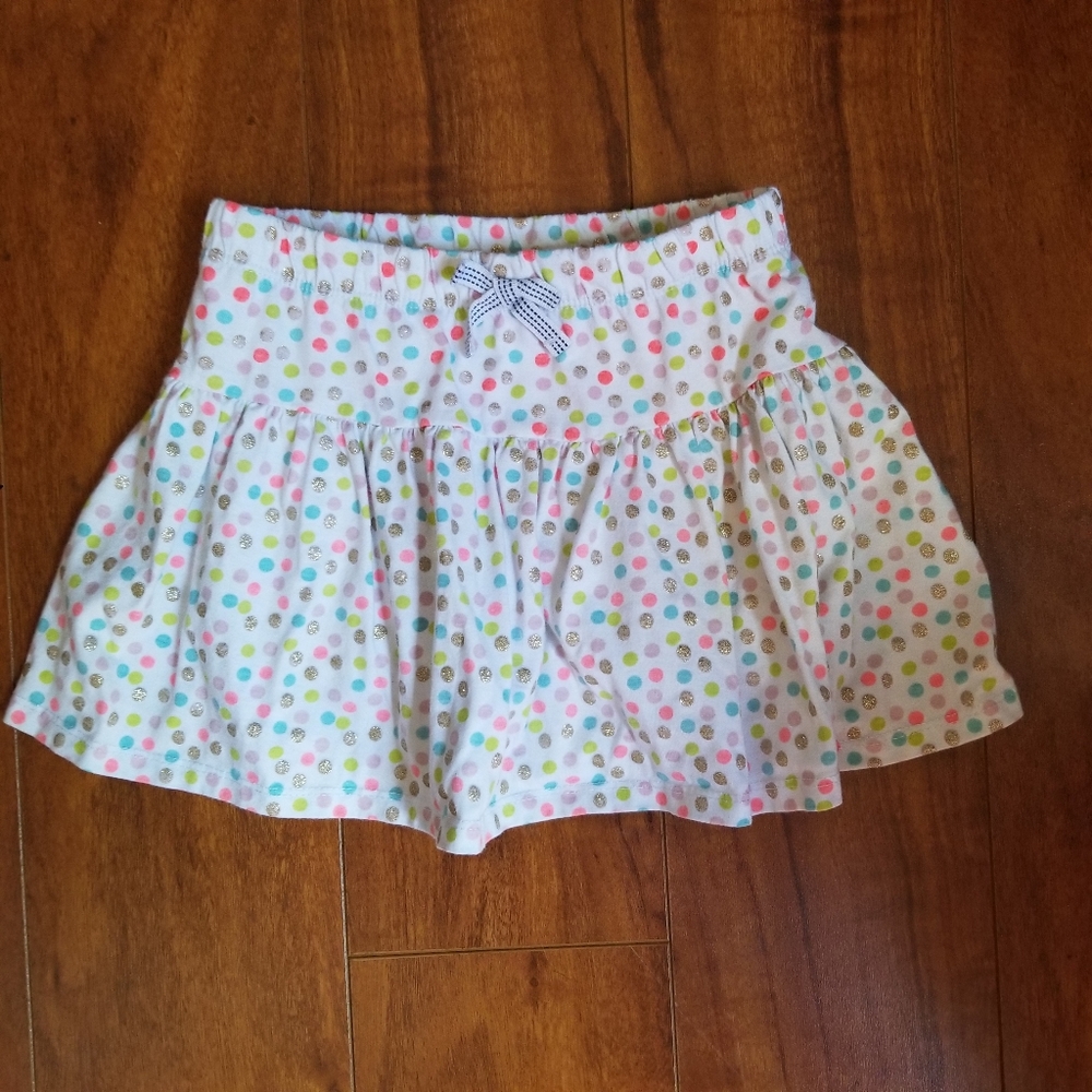 Cynthia Rowley Girls Polka Dot Skirt M